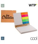 CreaStick Combo Plus Eco, blocco note adesivo personalizzato, natural, AP716601
