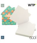 CreaStick House, po meri narejena samolepilna blokca, white, AP716758