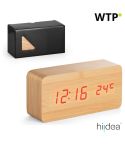 DARWIN, Table clock in MDF, natural, 97390-150