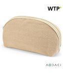 Dehli Toiletry Bag 1,5L 260gsm Jute mit Reißverschluss, natürlich, ATB006-160