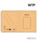 Doyle A5 Notebook Coffee Waste cover. 80gsm recycled 196 pages, beige, ANT008-111