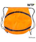 Sacca con cordino a forma di pallone, arancia, V0718-07