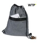 Drawstring Bag Mexico City, dark grey, EG071377