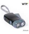 Dynamo svetilka 2 LED, črna, V2116-03