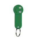 Coin holder key chain in plastic and metal, E14049