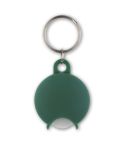 Coin holder key chain in plastic and metal, E14050