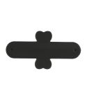 Mobile phone holder in metal and silicone, E14230