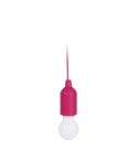 Plastic and polyester lamp with one LED, E14247