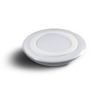 Plastic wireless charger, white, E14560