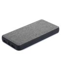 10000 mAh USB- und kabelloses RPET-Ladegerät, grau, E14588