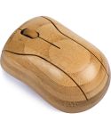 Kabellose Bambus-Optische Maus, natürlich, E14594