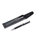 Ferraghini ball pen with twist mechanism with clot, Black, MAF21003