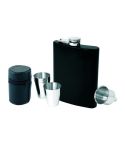 MADONIE hip flask set, Black, MAF5000200AJ3