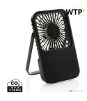Aervina RCS recycled plastic re-chargeable desk fan, XDP457.08-730580B6