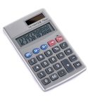 Calcolatrice 12 cifre in alluminio e plastica, grigio, G16062