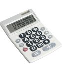 Calcolatrice da scrivania in plastica a 12 cifre, bianco, G16267