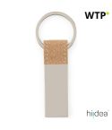 GOSLING, Set consisting of a card holder and a key holder, both in metal and cork, natural, 95099-160