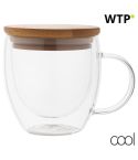 Grobina Mini, glass thermo mug, transparent, AP800566