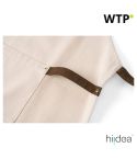 HOLM, pregača od 100% pamučnog platna (320 g/m²) s metalnim detaljima, prirodni, 99815-150