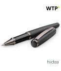 IMPERIO, Metall Rollerball- und Kugelschreiber-Set mit Drehmechanismus, Schwarz, 81194-103