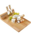 Set di taglieri per formaggio Arlo | Legno di gomma | 4 pezzi, marrone, 4657-011999999