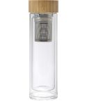 Borraccia Vicente | Vetro | Coperchio in bambù | 420 ml, marrone, 9135-011999999