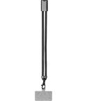 BrandCharger charging cable Lany Wristband | USB-C, gun metal, 1163688-411999999
