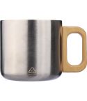 Mug Dwight | Recycled stainless steel | Wooden handle | 400 ml, 1172207