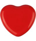 PP heart-shaped lip balm jar Ilja, red, 1349367-008999999
