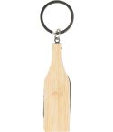 Portachiavi multitool in bambù Inaya, marrone, 1349510-011999999