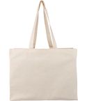 Borsa per la spesa in cotone (180 gsm) Novi, cachi, 1349518-013999999
