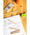 Colored pencil set Gigi | 6 pcs, grey, 2432-003999999