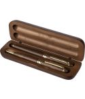 Walnuss-Holz Stiftset Adelina, braun, 1349352-011999999