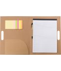 Cartella memo in cartone Charlie, marrone, 1420986-011999999