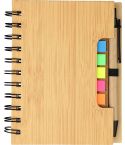 Quaderno a spirale con penna Niall, marrone, 1454587-011999999