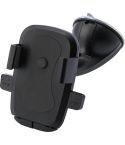 Supporto telefono Laurine | Auto | Ventosa, nero, 0969-001999999