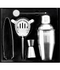 Set cocktail in acciaio inox Natalina, argento, 4680-032999999