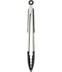 Tongs Maeve | Stainless steel | 12-inch, black / silver, 6538-050999999