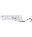 Coltello hobby Julien | Con portachiavi, bianco, 8368-002999999