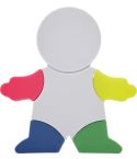 Set evidenziatori Ella | Forma manichino | 4 colori, bianco, 8535-002999999
