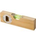 Bottle opener Sherry | Bamboo | Spirit level, brown, 839413-011999999