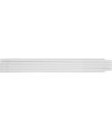 Metro pieghevole Karl | Plastica | 2 metri, bianco, 6632-002999999