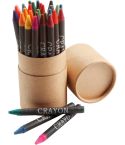 Crayon set Gabrielle | Cardboard tube, custom / multicolor, 2792-009999999