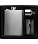 Set flacone Brittany | Acciaio inossidabile 304 | 220 ml | 4 bicchieri, argento, 2807-032999999