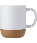 Skodelica Rosamund | Keramika | Pluta na dnu | 300 ml, bela, 864506-002999999