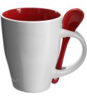 Tazza in ceramica con cucchiaio Eduardo, 2855