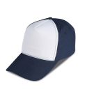 Cappellino da golf bicolore a 5 pannelli in 100% poliestere, K18015