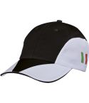 Cappellino sandwich bicolore a 8 pannelli in 100% cotone, K18097