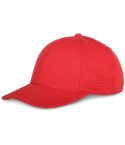 6 Panels golf cap in 100% polyester, K18123