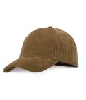 Cappellino a pannello in velluto a coste 90% cotone - 10% viscosa, K18308